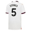 Fotbalové dres Manchester City Stones 5 Venkovní 2023-24 Krátký Rukáv